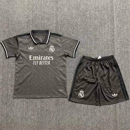 RM tercera Equipación 2024-2025, conjunto completo niños