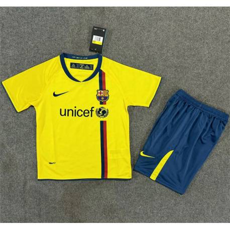 BARCELONA 2008 - 2009 retro Equipación, poco stock, conjunto completo niños