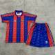 BARCELONA 96-97 retro Primera Equipación, poco stock, conjunto completo niños