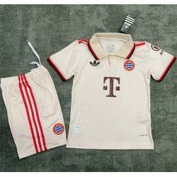 BAYERN MUNICH tercera Equipación 2024-2025, conjunto completo niños