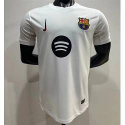 Camiseta BARCELONA (Solo Logo Spotify) Cuarta Blanca Equipación 2024-2025