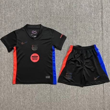 Entrega 2-4 días BARCELONA Segunda Equipación, Talla 26 - conjunto completo niños. SIN NOMBRE