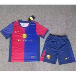 BARCELONA Coldplay Equipación 2024-2025 conjunto completo niños