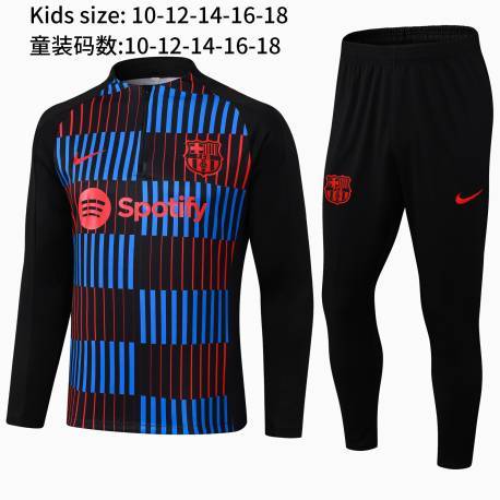 Chandal de niño BARCELONA X 2024-25 con sueter manga larga