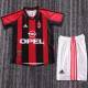 MILAN 98-99 retro Equipación, poco stock, conjunto completo niños