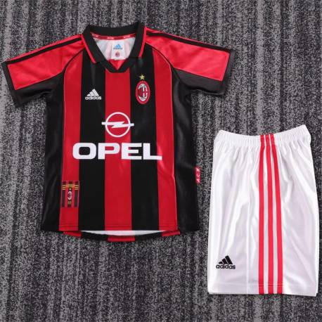 MILAN 98-99 retro Equipación, poco stock, conjunto completo niños