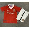 MANCHESTER UNITED 99/00 retro Equipación, poco stock, conjunto completo niños