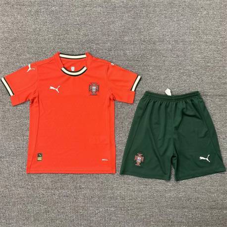 PORTUGAL Primera Equipación 2025, conjunto completo niños