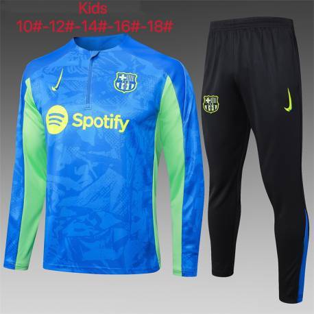 Chandal de niño BARCELONA TTY 2024-25 con sueter manga larga