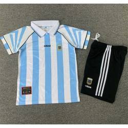 ARGENTINA retro Equipación 96-97, poco stock, conjunto completo niños