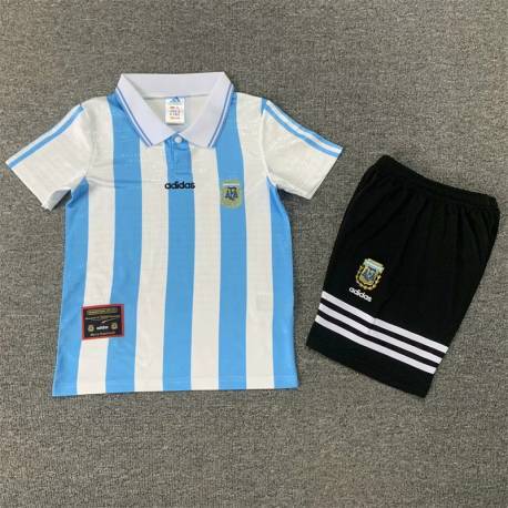 ARGENTINA retro Equipación 1994, poco stock, conjunto completo niños