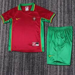 PORTUGAL retro Equipación 1998, poco stock, conjunto completo niños