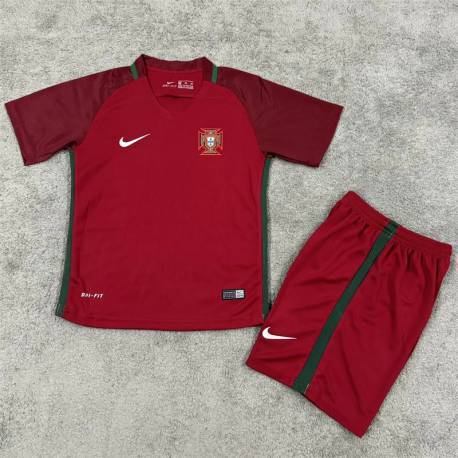 PORTUGAL retro Equipación 2016, poco stock, conjunto completo niños