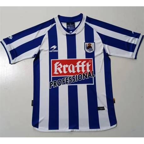 Camiseta REAL SOCIEDAD 02/03 RETRO - POCO STOCK Equipación