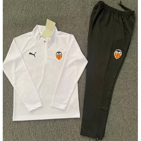 Chandal VALENCIA 2024 - 2025 media cremallera sudadera.