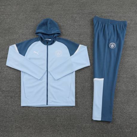 Chandal con Capucha MANCHESTER CITY 2024 - 2025 cremallera completa chaqueta.