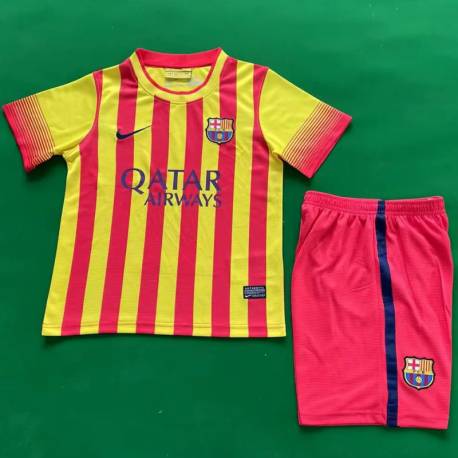 BARCELONA retro 13-14 Equipación, poco stock, conjunto completo niños