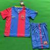 BARCELONA retro 06-07 primera Equipación, poco stock, conjunto completo niños