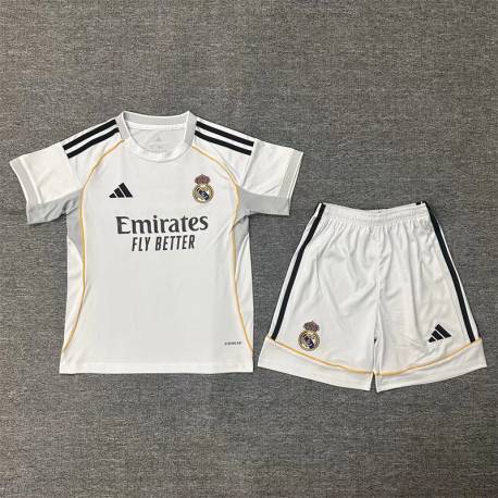 RM Primera Equipación 2025-2026, conjunto completo niños