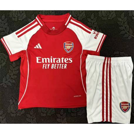 ARSENAL primera Equipación 2025-2026, conjunto completo niños