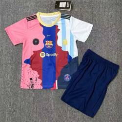 BARCELONA MESSI 10 Equipación 2025-2026, conjunto completo niños