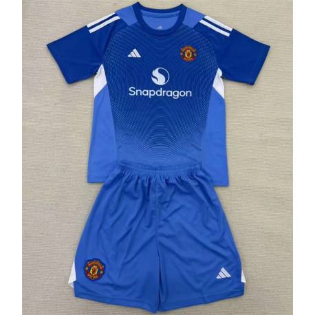 MANCHESTER UNITED Portero Equipación 2025-26, poco stock, conjunto completo niños
