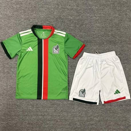 Mexico Primera Equipación 2025-26, poco stock, conjunto completo niños