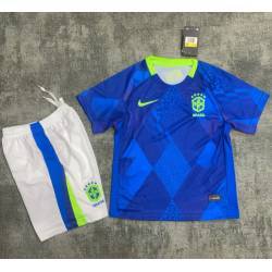 Brasil Segunda Equipación 2025-26, conjunto completo niños