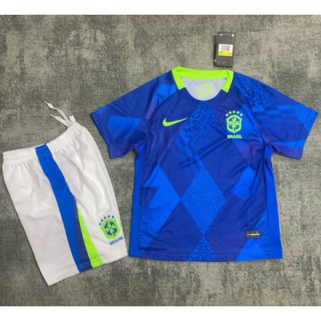 Brasil Segunda Equipación 2025-26, conjunto completo niños