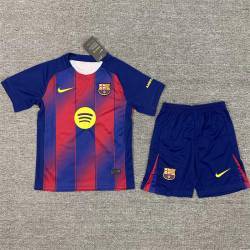 BARCELONA FILTRACION Primera Equipación 2025-2026, conjunto completo niños