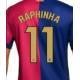 Entrega 2-4 días - BARCELONA - VERSION JUGADOR Primera Equipación Camiseta, Talla L, RAPHINHA nº 11