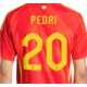 Entrega 2-4 días - ESPAÑA- VERSION JUGADOR Primera Equipación Camiseta, Talla L, PEDRI nº 20