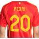 Entrega 2-4 días - ESPAÑA- VERSION JUGADOR Primera Equipación Camiseta, Talla L, PEDRI nº 20