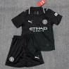 MANCHESTER CITY Filtracion Black Tercera Equipación 2025-2026, conjunto completo niños