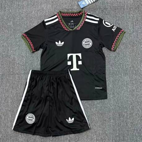 BAYERN MUNICH FILTRACION Tercera Equipación 2025-2026, conjunto completo niños