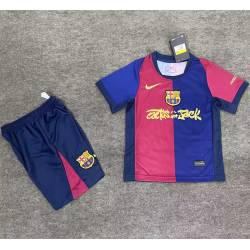BARCELONA Cactus Jack Equipación 2024-2025 conjunto completo niños