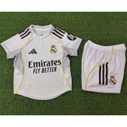 RM VERSION JUGADOR Primera Equipación 2025-2026, conjunto completo niños