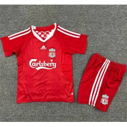 LIVERPOOL RETRO 08-10 poco stock, conjunto completo niños