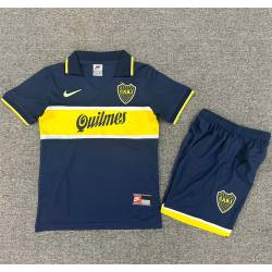 BOCA JUNIORS RETRO 96-97 poco stock, conjunto completo niños