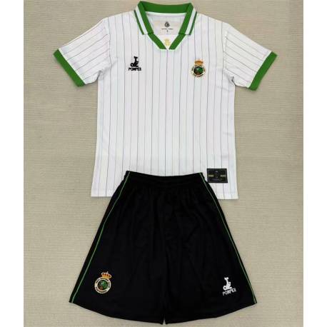 RACING SANTANDER ANIVERSARIO Equipación 2025 poco stock, conjunto completo niños