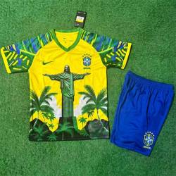 Brasil Cristo GG Equipación 2025, conjunto completo niños