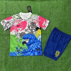 Brasil LORO Equipación 2025, conjunto completo niños
