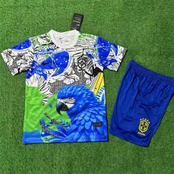 Brasil LORO Equipación 2025, conjunto completo niños