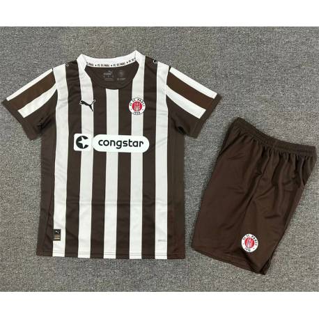 St. Pauli Primera Equipación 2025-26, poco stock, conjunto completo niños