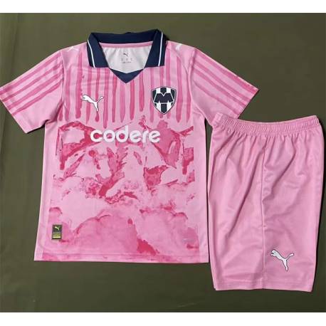 MONTERREY Tercera Equipación 2025-26, poco stock, conjunto completo niños