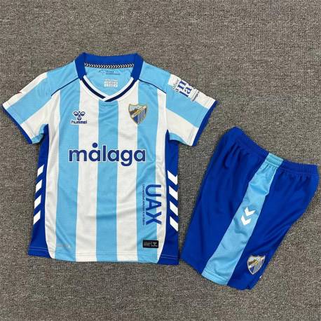 MALAGA Filtracion Primera Equipación 2025-26, conjunto completo niños
