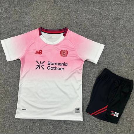 BAYER LEVERKUSEN FILTRACION Segunda Equipación 2025-2026, conjunto completo niños