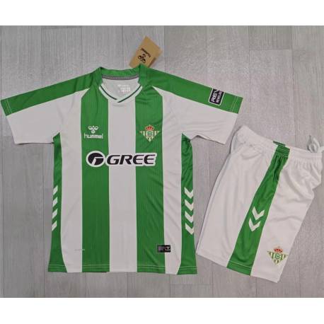 REAL BETIS Primera Equipación 2025-2026, conjunto completo niños