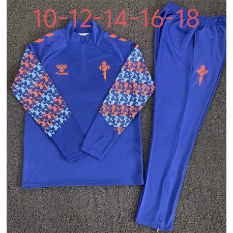 Entrega 2-4 días CELTA DE VIGO, Talla 16 Chandal completo con sueter media cremallera