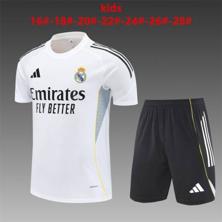 RM Entreno OP Equipación 2025-2026, conjunto completo niños